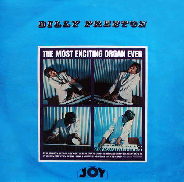 Billy Preston : The Most Exciting Organ Ever (LP, Album, Mono, RE)