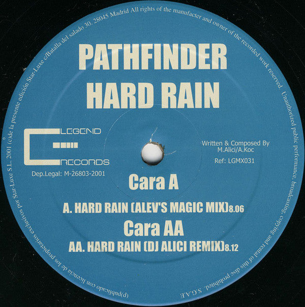Pathfinder (4) : Hard Rain (12")