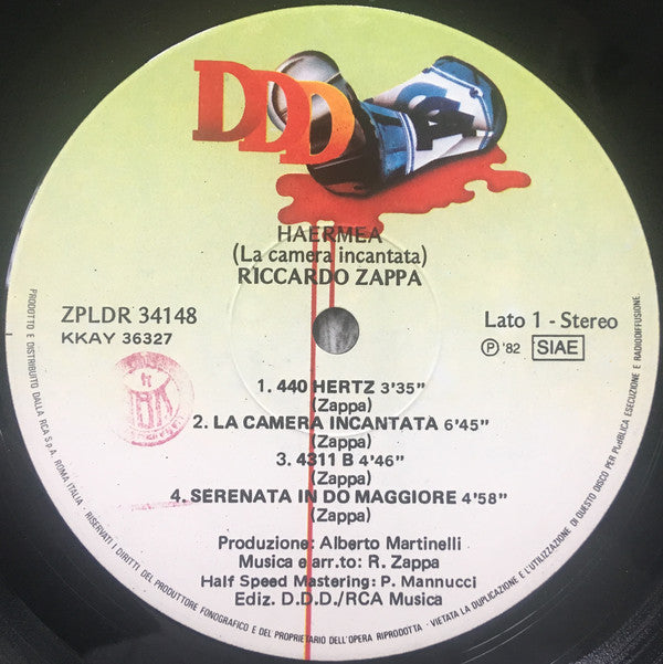 Riccardo Zappa : Haermea (LP, Album)