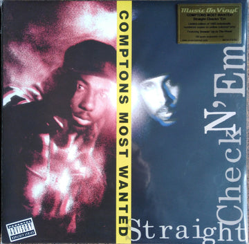 Comptons Most Wanted* : Straight Checkn 'Em (LP, Album, Ltd, Num, RE, Yel)