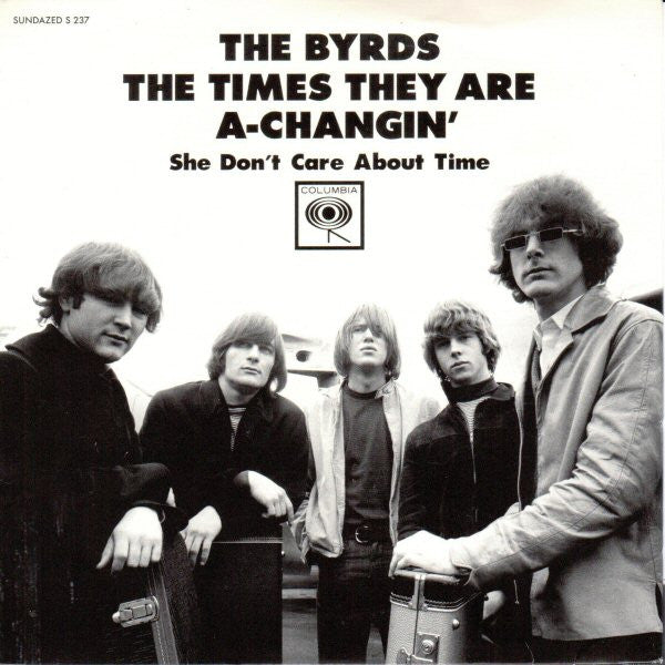 The Byrds : The Times They Are A-Changin' (7", RSD, Ltd, Red)