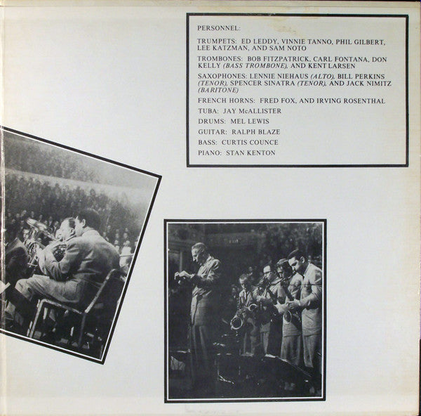 Stan Kenton : Kenton In Concert (Live At: Royal Albert Hall London, England March 11th 1956) (2xLP, Album, RM)