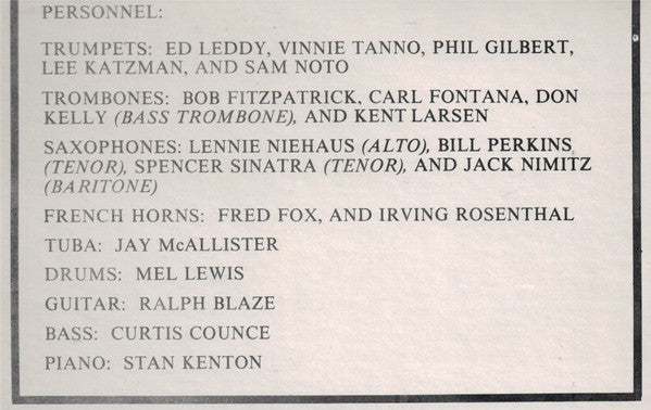 Stan Kenton : Kenton In Concert (Live At: Royal Albert Hall London, England March 11th 1956) (2xLP, Album, RM)