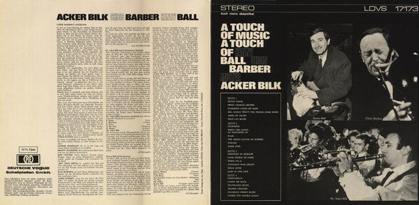 Kenny Ball / Chris Barber / Acker Bilk : A Touch Of Music, A Touch Of Kenny Ball, Chris Barber, Mister Acker Bilk (2xLP, Comp)