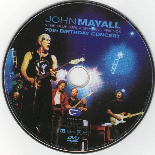 John Mayall & The Bluesbreakers - Eric Clapton - Chris Barber - Mick Taylor : 70th Birthday Concert (DVD-V, PAL)