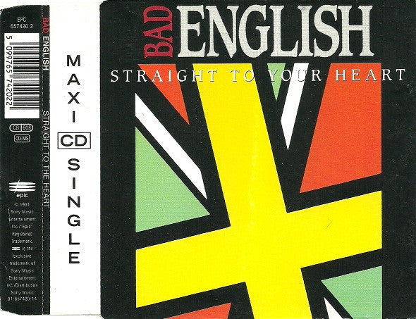 Bad English : Straight To Your Heart (CD, Maxi)