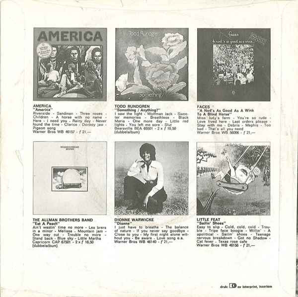 Alice Cooper : Hello Hooray (7", Single, B&W)