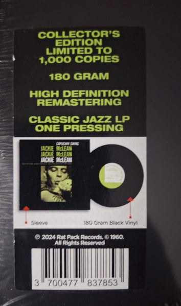 Jackie McLean : Capuchin Swing (LP, RE)