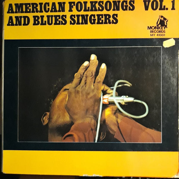 Various : American Folksongs And Blues Singers Vol.1 (2xLP, Comp, Mono)