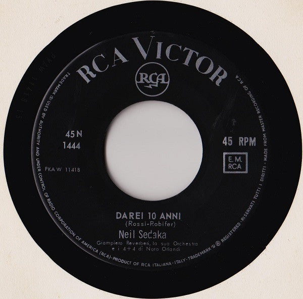 Neil Sedaka : Non Basta Mai (7", Mono)