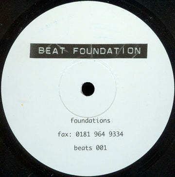 Beat Foundation : Foundations (12")