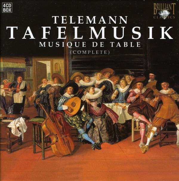 Georg Philipp Telemann : Tafelmusik • Musique De Table (Complete) (4xCD, Album + Box, Wal)