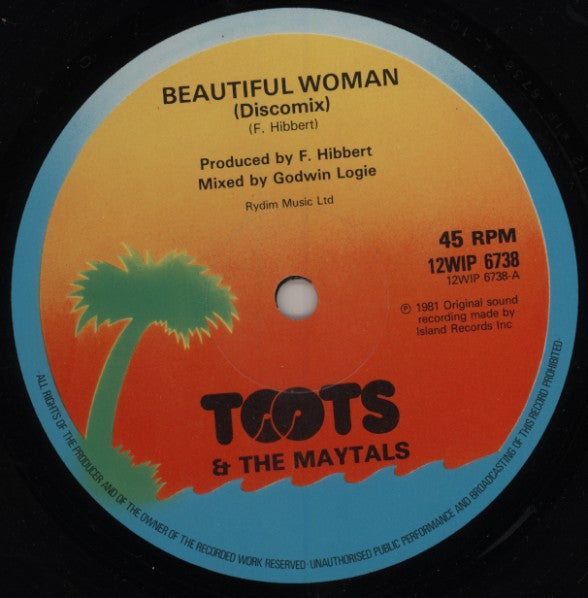 Toots & The Maytals : Beautiful Woman / Show Me The Way (12")