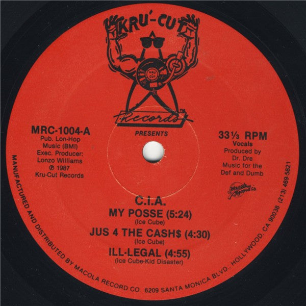 C.I.A. : Cru' In Action! (12", EP)