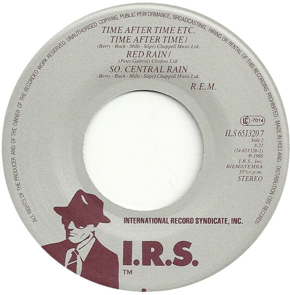 R.E.M. : Finest Worksong (7", Single)