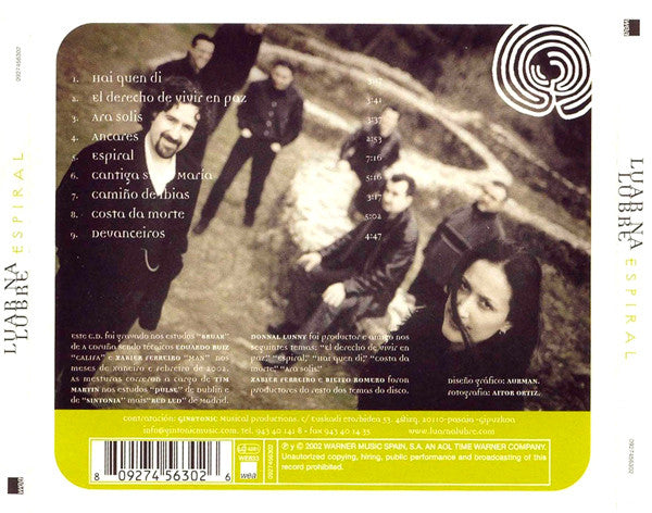 Luar Na Lubre : Espiral (CD, Album)