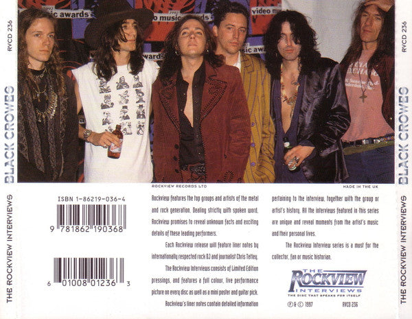 The Black Crowes : An Interview With (CD, Unofficial, Int)