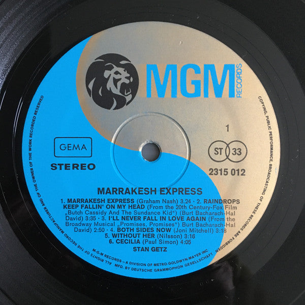 Stan Getz : Marrakesh Express (LP)