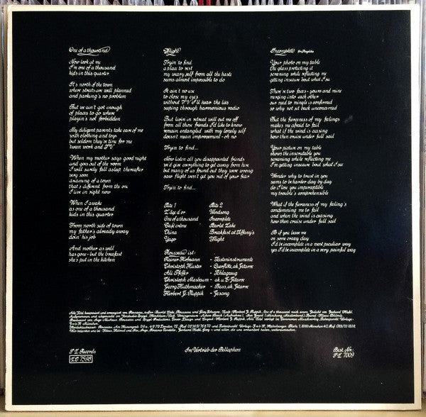 Rousseau (2) : Retreat (LP, Album)
