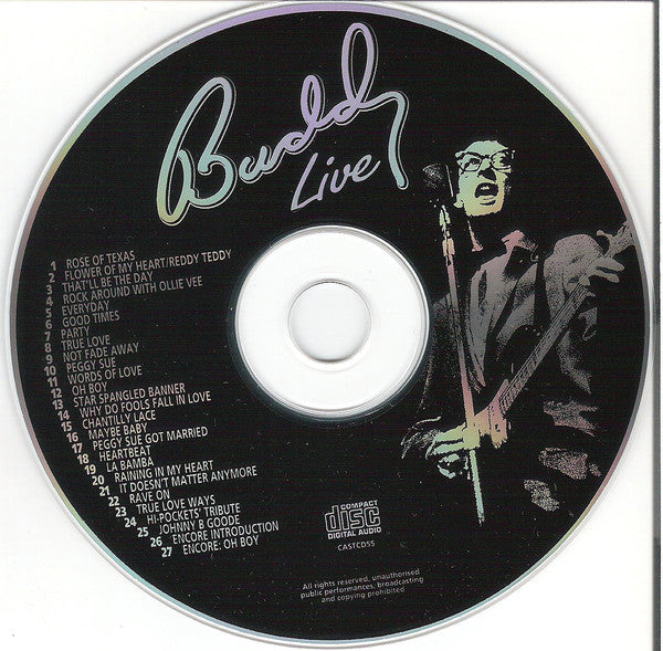 Buddy Holly : The Buddy Holly Story Live (CD, Comp)
