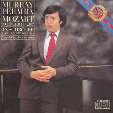 Wolfgang Amadeus Mozart, Johann Samuel Schröter - Murray Perahia, English Chamber Orchestra : 3 Concerti. K. 107 • Piano Concerto Op. 3, No. 3 (CD, Album)