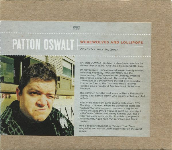 Patton Oswalt : Werewolves And Lollipops (CD, Advance, Album)