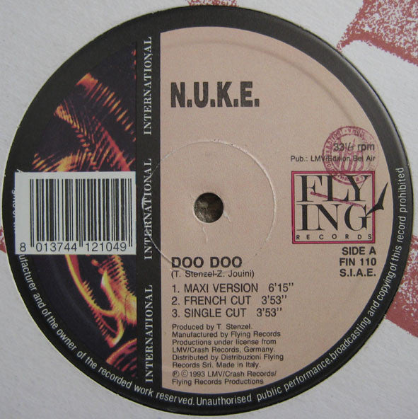 N.U.K.E. : Doo Doo (12")
