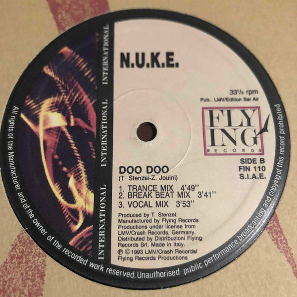 N.U.K.E. : Doo Doo (12")