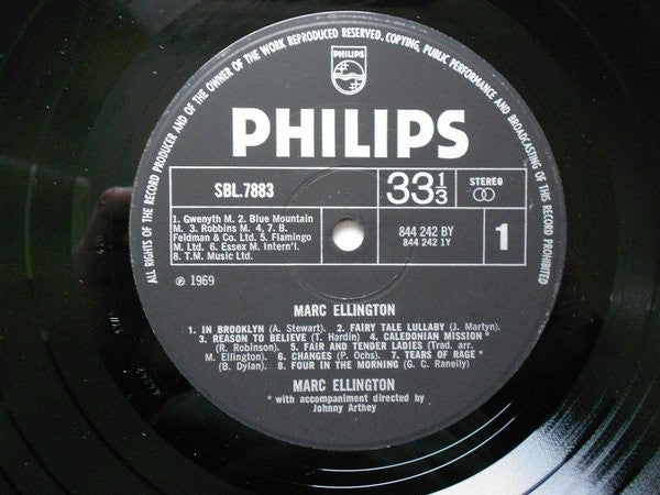 Marc Ellington : Marc Ellington (LP, Album)