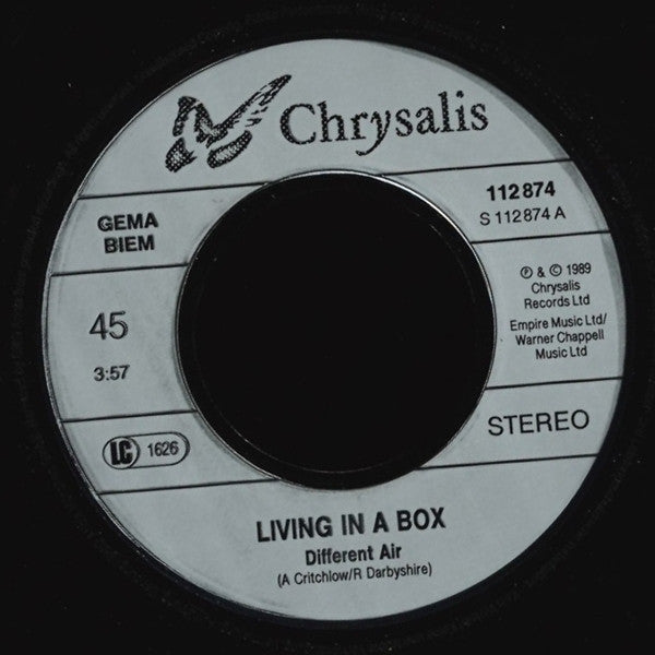 Living In A Box : Different Air (7", Single)