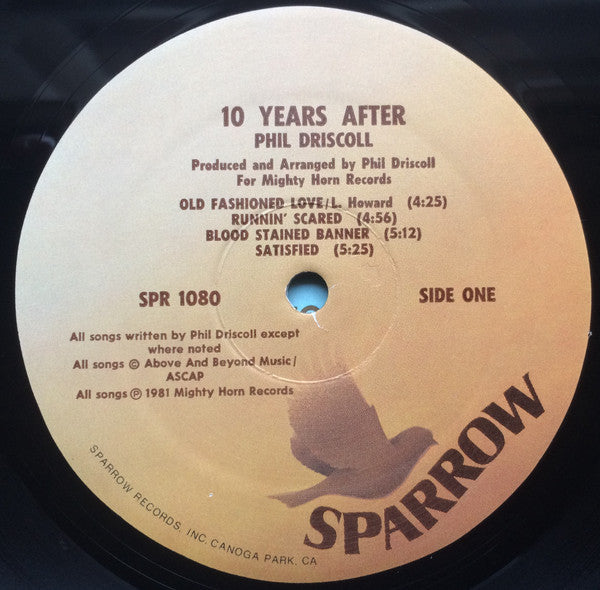 Phil Driscoll : 10 Years After (LP, Album)