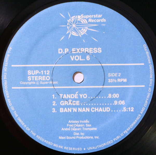 D.P. Express : Volume 6: Réfléchi (LP, Album)