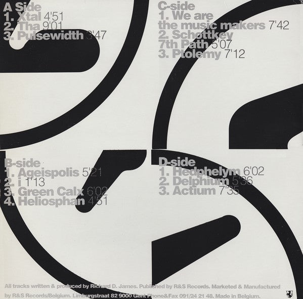 Aphex Twin : Selected Ambient Works 85-92 (2xLP, Album)