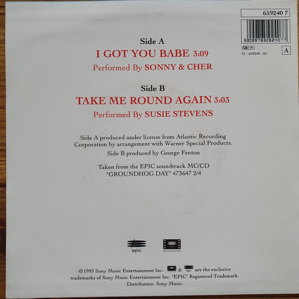 Sonny & Cher : I Got You Babe (7")