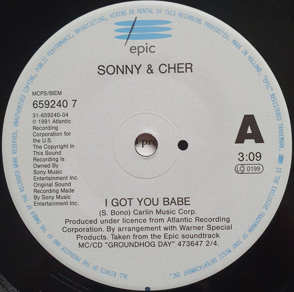 Sonny & Cher : I Got You Babe (7")