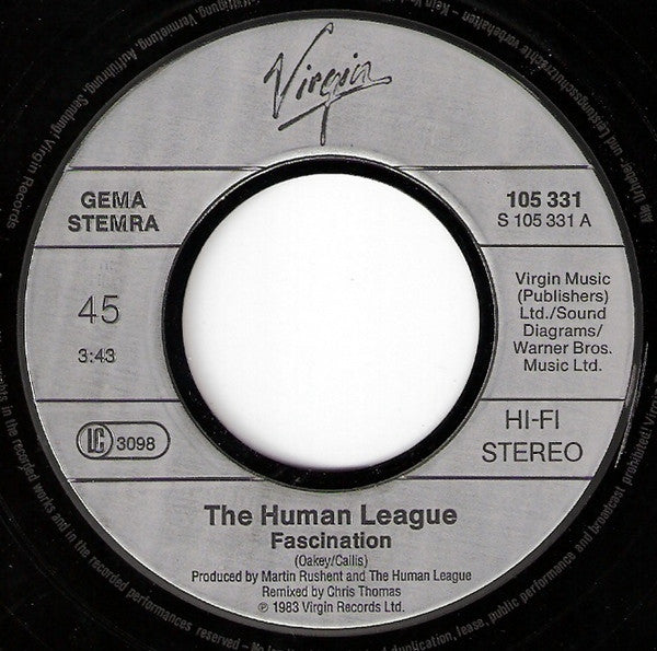 Human League* : Fascination (7", Single)