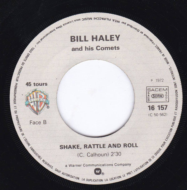 Bill Haley : Rock Around The Clock / Shake, Rattle And Roll (7", RE)