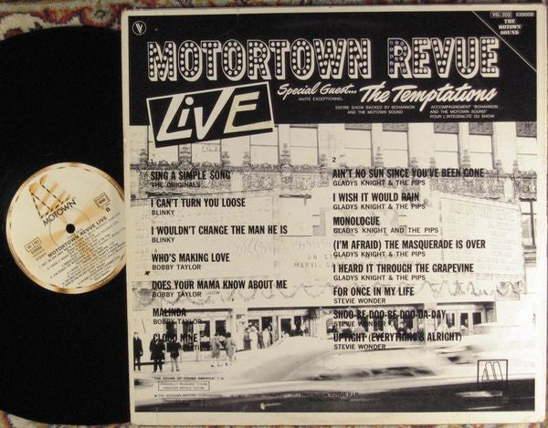 Various : Motortown Revue Live (LP, RE)