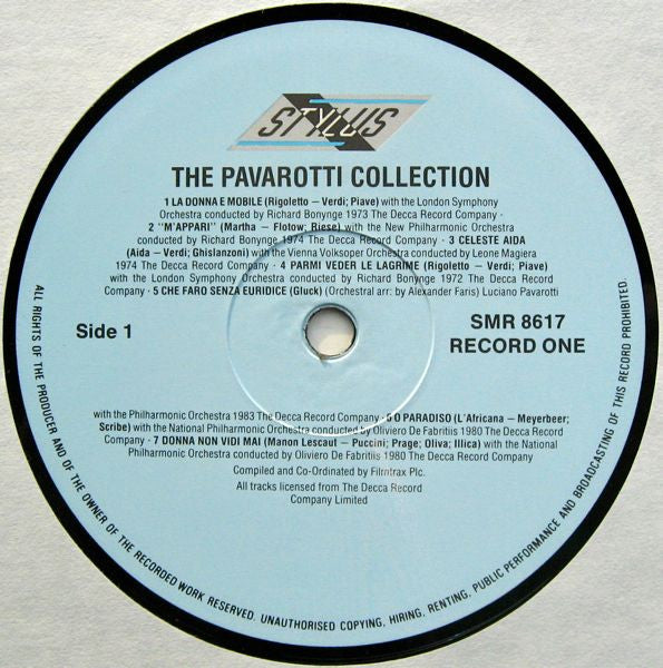 Luciano Pavarotti : The Pavarotti Collection (2xLP, Album, Comp, Ltd, Num)