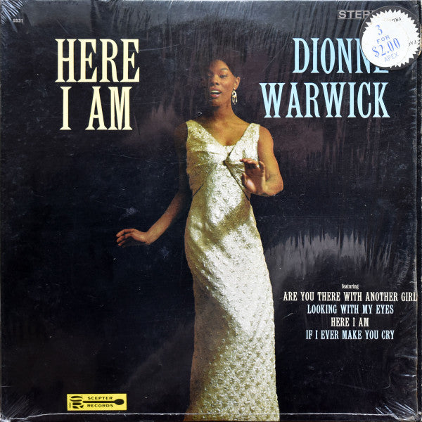 Dionne Warwick : Here I Am (LP, Album, RE, Pet)