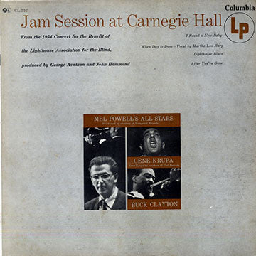 Mel Powell's All-Stars* : Jam Session At Carnegie Hall (LP, Mono)