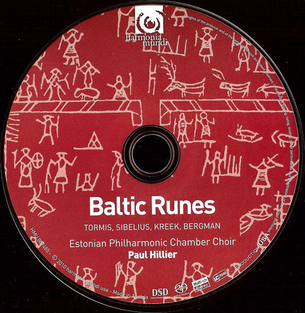 Tormis*, Sibelius*, Kreek*, Bergman* - Estonian Philharmonic Chamber Choir, Paul Hillier : Baltic Runes (SACD, Hybrid, Multichannel, Album)