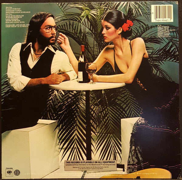 Al Di Meola : Elegant Gypsy (LP, Album, RE, Hal)