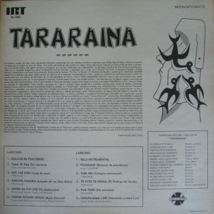Tararaina : Tararaina (LP, Album, Mono)