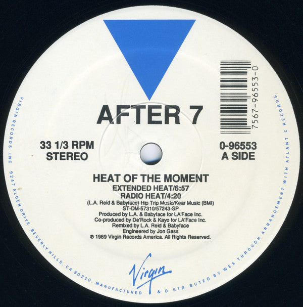 After 7 : Heat Of The Moment (12")