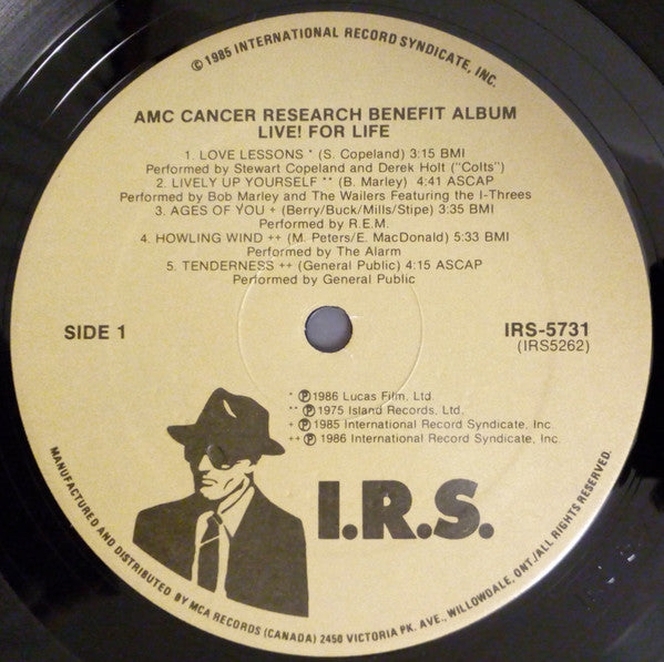 Various : Live! For Life (LP, Album)
