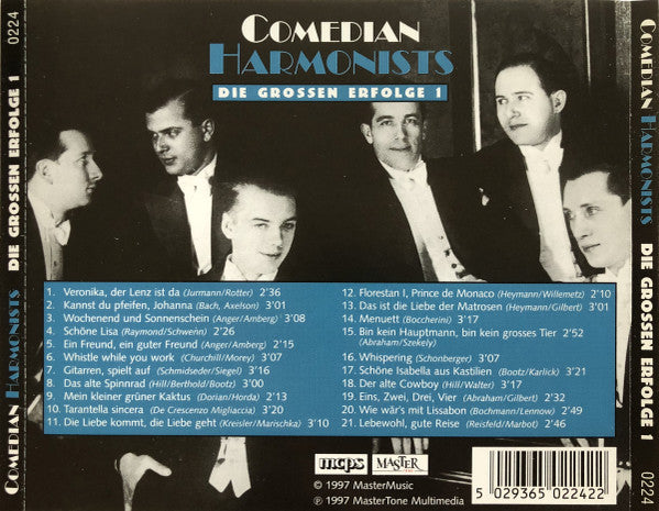 Comedian Harmonists : Die Grossen Erfolge 1 (CD, Comp)