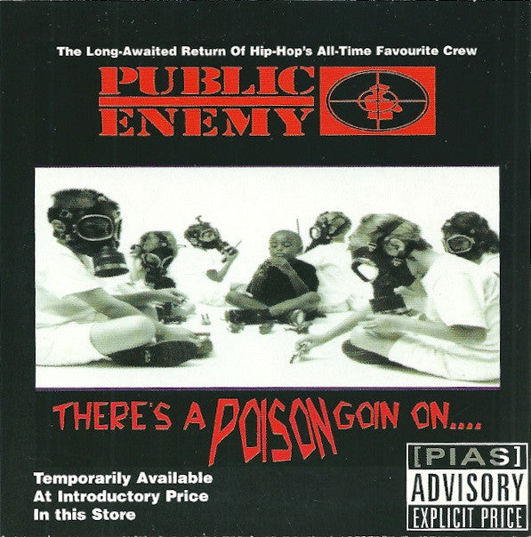 Public Enemy :  Excerpts From There's A Poison Goin On.... (CD, Promo)