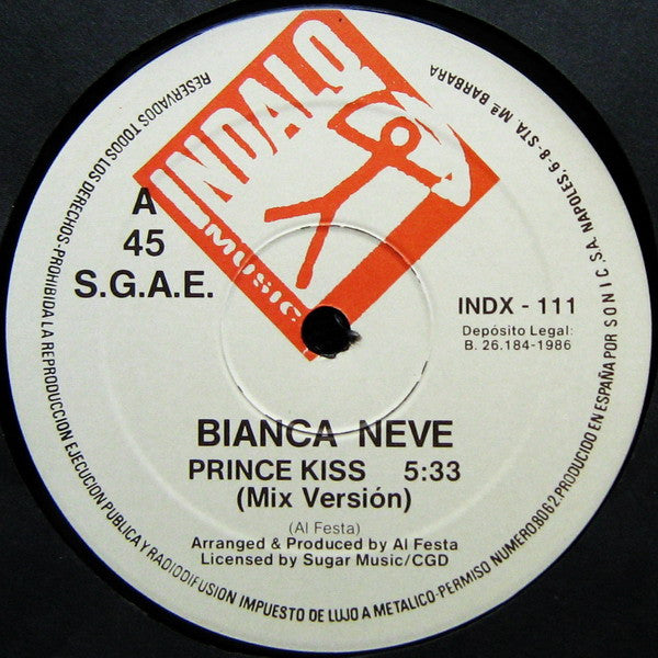 Bianca Neve : Prince Kiss (12")