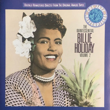 Billie Holiday : The Quintessential Billie Holiday Volume 2 (CD, Comp, Mono, RM)